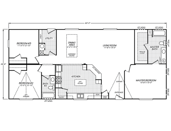 Model 28603W Factory Direct Manufactured Home for Sale
